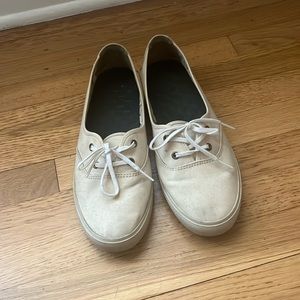 Cream Slip-on Vans